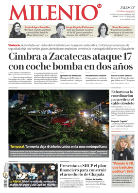 Cover of Milenio Jalisco