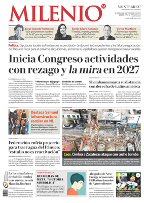 Cover of Milenio Monterrey