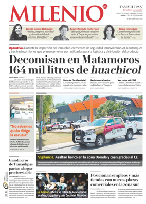 Cover of Milenio Tamaulipas