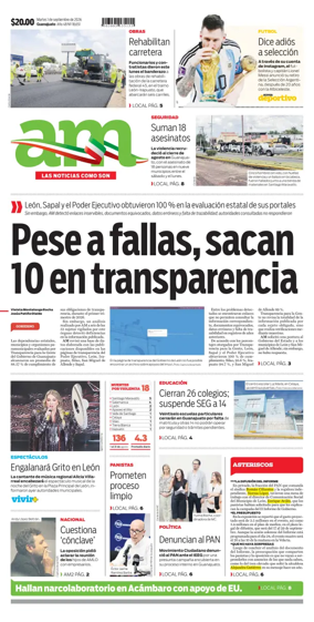 Cover of Periodico AM (Leon)