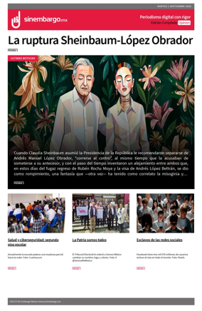Cover of Sin Embargo Opinion