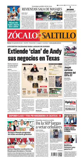Cover of Zocalo Saltillo