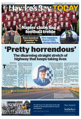 Cover of Hawke's Bay Today