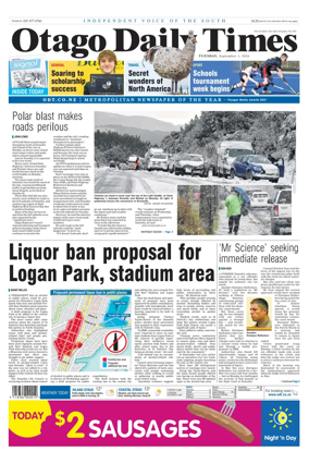 Cover of Otago Daily Times