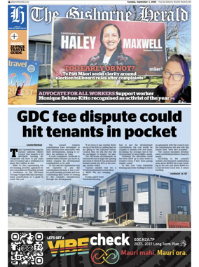 Cover of The Gisborne Herald