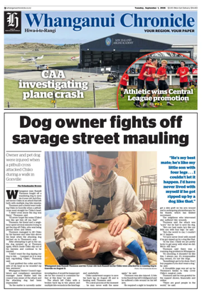 Cover of Whanganui Chronicle