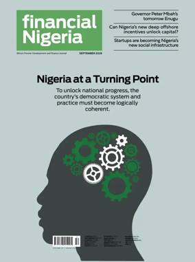Cover of Financial Nigeria Magazine
