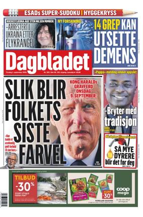 Cover of Dagbladet