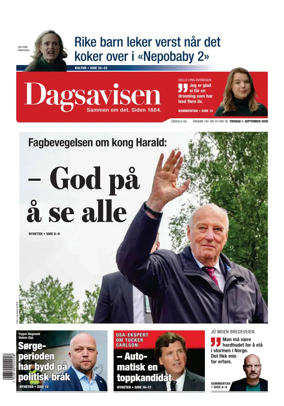 Cover of Dagsavisen