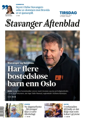 Cover of Stavanger Aftenblad