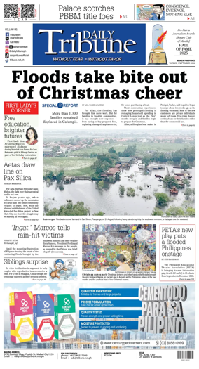 Cover of Daily Tribune (Philippines)