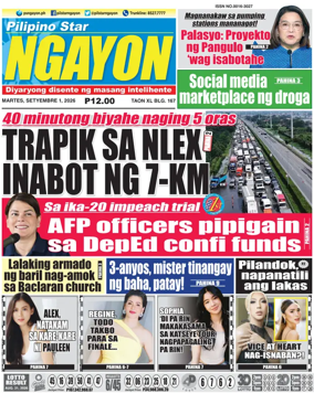 Cover of Pilipino Star Ngayon