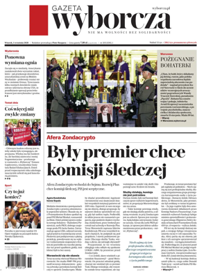Cover of Gazeta Wyborcza