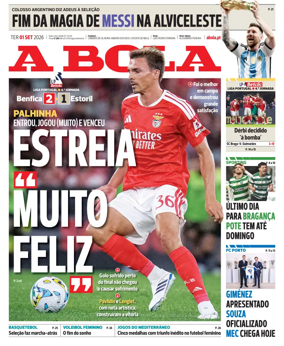 Cover of A BOLA (Portuguese)