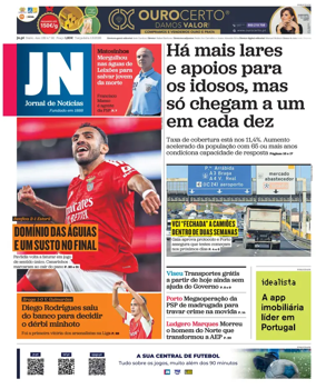 Cover of Jornal de Noticias
