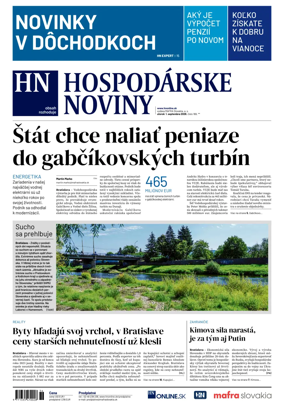 Cover of Hospodarske noviny