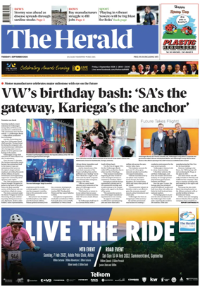 Cover of The Herald (South Africa)