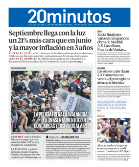 Cover of 20 Minutos Madrid