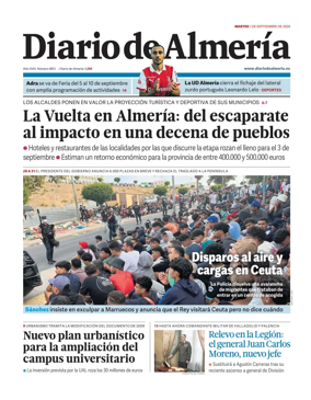 Cover of Diario de Almeria