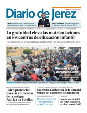 Cover of Diario de Jerez