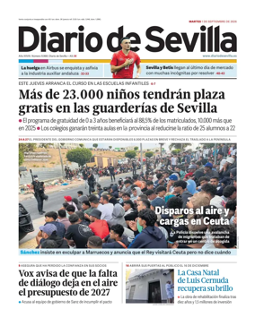 Cover of Diario de Sevilla