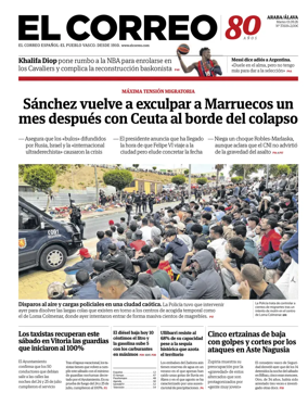 Cover of EL Correo (Alava)