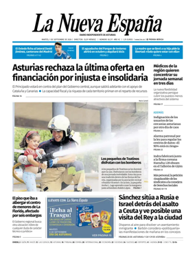 Cover of La Nueva Espana (Oviedo)