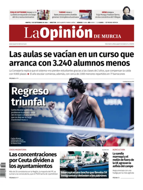 Cover of La Opinion de Murcia