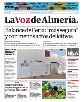 Cover of La Voz de Almeria