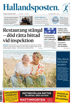 Cover of Hallandsposten