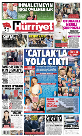 Cover of Hurriyet