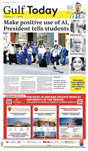 Cover of Gulf Today