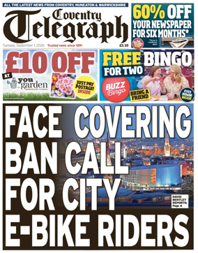 Cover of Coventry Telegraph