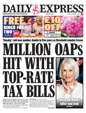 Cover of Daily Express