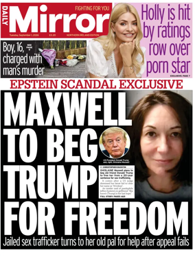 Cover of Daily Mirror (Northern Ireland)