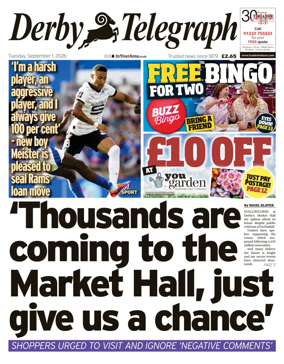 Cover of Derby Telegraph
