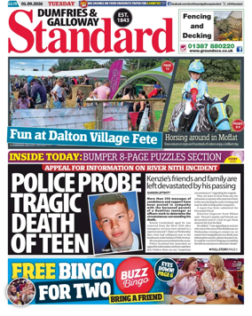 Cover of Dumfries & Galloway Standard