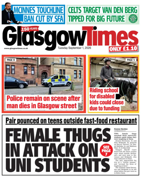 Cover of Glasgow Times