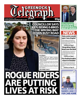 Cover of Greenock Telegraph
