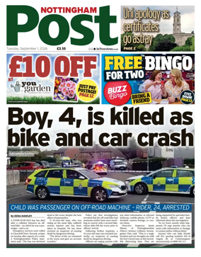Cover of Nottingham Post