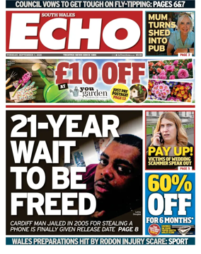 Cover of South Wales Echo