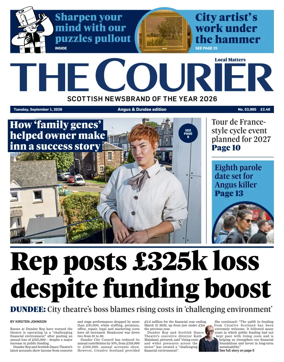 Cover of The Courier & Advertiser (Angus and Dundee)