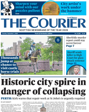 Cover of The Courier & Advertiser (Perth and Perthshire Edition)