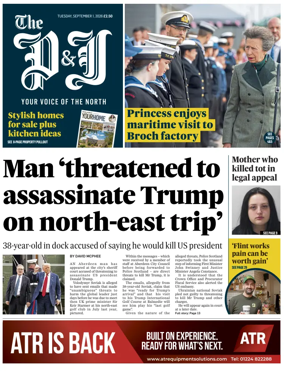 Cover of The Press and Journal (Aberdeen and Aberdeenshire)