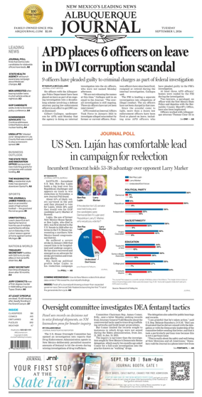 Cover of Albuquerque Journal