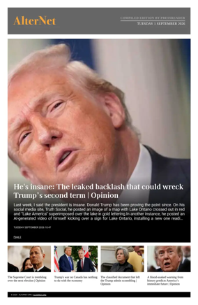 Cover of AlterNet