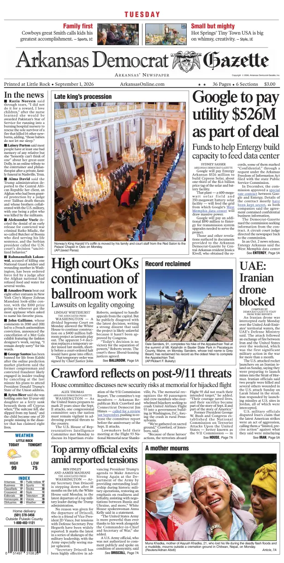 Cover of Arkansas Democrat-Gazette
