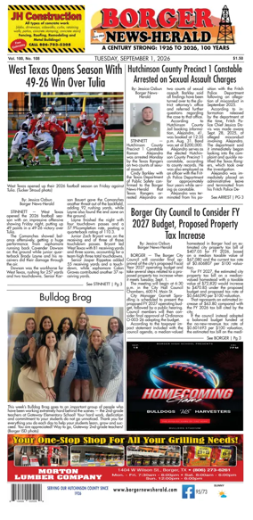 Cover of Borger News-Herald