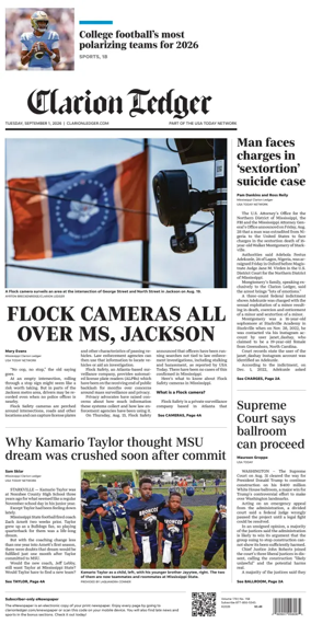 Cover of Clarion Ledger