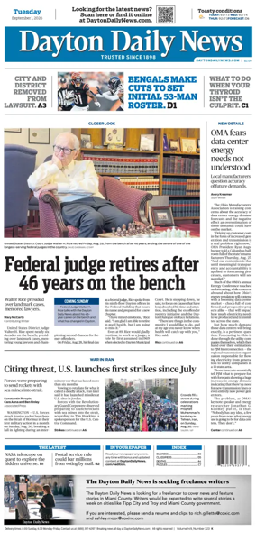 Cover of Dayton Daily News